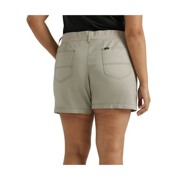 COPY - COPY - Lee Women’s Plus Utility Shorts 18W (1X) Mid Rise Stretch Pockets… - Picture 2 of 8